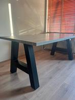 Mooie industriële tafel, Ophalen, 200 cm of meer, 50 tot 100 cm, Zo goed als nieuw