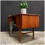 Vintage bureau Schrijftafel Werktafel Teak Hout Deens Design, Ophalen, Zo goed als nieuw, Nb, Nb
