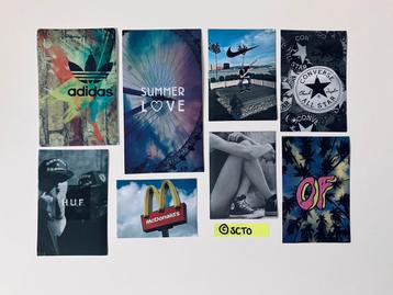 Stickers Adidas HUF Nike Converse McDonald’s | koffer laptop beschikbaar voor biedingen