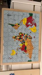 Houten puzzel hele aarde, Ophalen of Verzenden