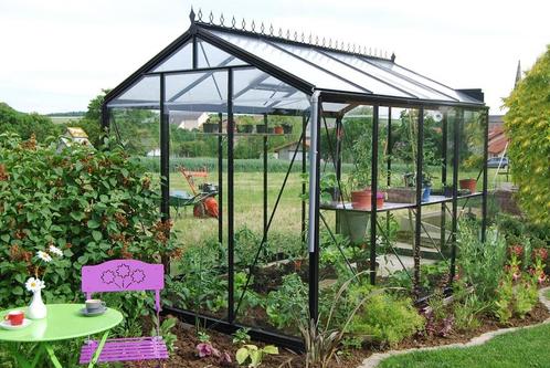 ACD R204 blackline tuinkas, Tuin en Terras, Kassen, Nieuw, Kweekkas, Aluminium, Glas, Ophalen of Verzenden