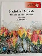 Statistiek Sociale Wetenschappen - Agresti, Boeken, Ophalen of Verzenden, Zo goed als nieuw, Overige niveaus, Overige vakken