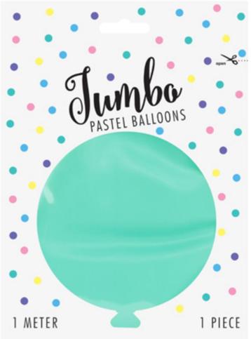 Jumbo Ballon - Mint - 1mtr beschikbaar voor biedingen