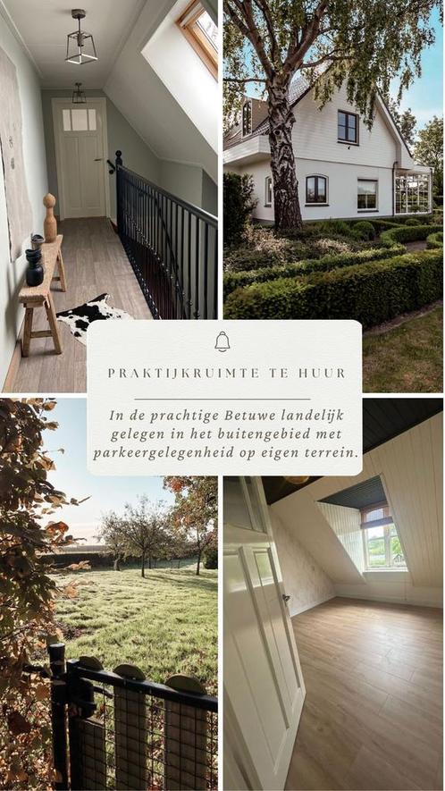 Praktijkruimte te huur in de Betuwe, Lienden, Huizen en Kamers, Kamers te huur, Wageningen, Minder dan 20 m²
