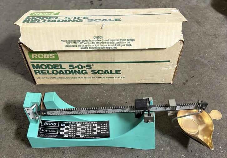 RCBS 505 Weegschaal - Zeer Goede Staat!, Verzamelen, Elektronische Apparatuur, Overige typen, Ophalen of Verzenden