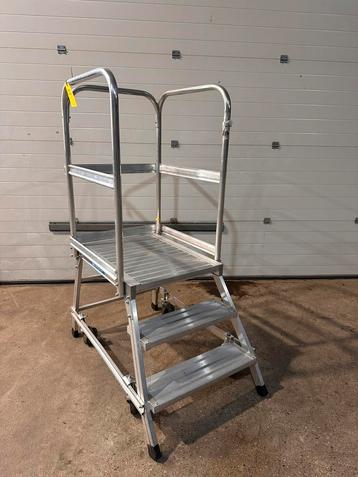 Aluminium verrijdbare platformtrap zargers trap trappen 26 beschikbaar voor biedingen
