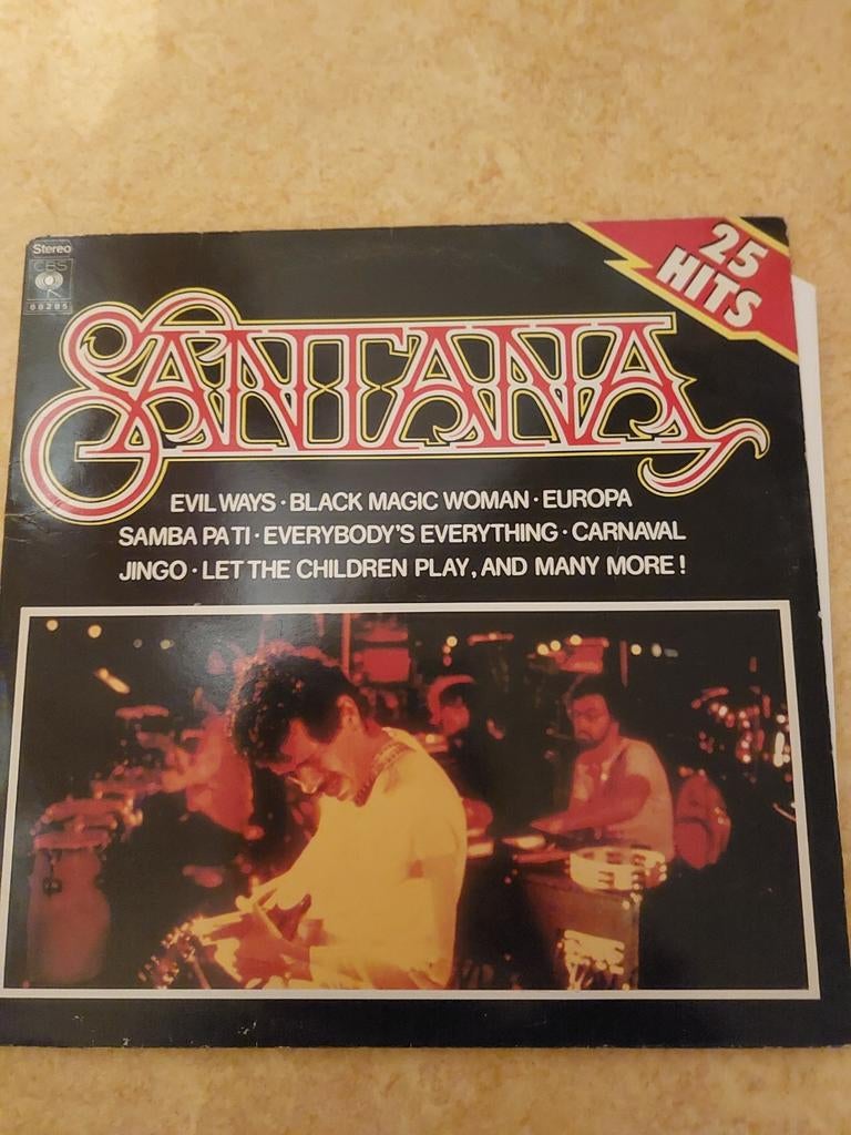 Santana - 25 Hits LP Vinyl, Ophalen of Verzenden, Gebruikt, 12 inch, Poprock