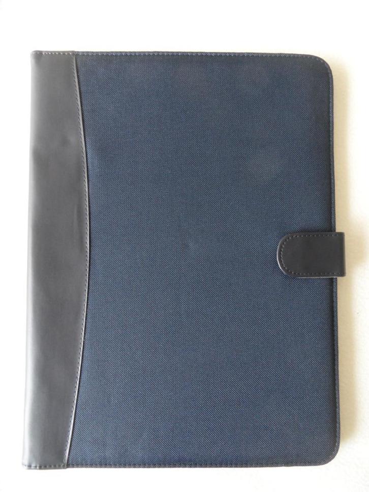 luxe schrijfmap - conferentiemap - A4 formaat - donkerblauw, Diversen, Schrijfwaren, Nieuw, Ophalen of Verzenden