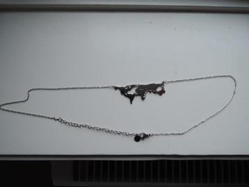 Nieuw ketting/ collier met wereld bol van My Jewellery beschikbaar voor biedingen