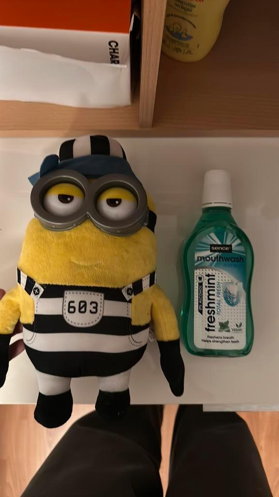 Minion Despicable ME3 Pluche, Kinderen en Baby's, Speelgoed | Knuffels en Pluche, Gebruikt, Overige typen, Ophalen of Verzenden