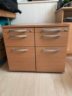 Verrijdbare Ladenkasten 2 stuks H 56.5 Br 33.5 D 80, Ophalen, Gebruikt, 50 tot 100 cm, Minder dan 100 cm