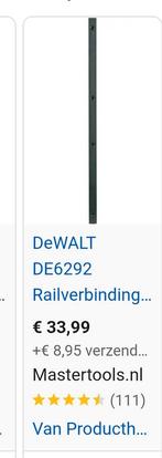 DeWALT DE6292 Railverbinding, Ophalen of Verzenden, Gebruikt