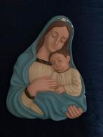 *Brocant groot wandbeeld Maria met Jezus*, Ophalen of Verzenden