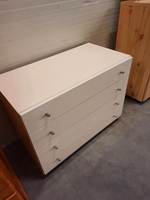 Wit 4 ladekastje, Huis en Inrichting, Kasten | Ladekasten, Gebruikt, Minder dan 100 cm, 50 tot 100 cm, 25 tot 50 cm, Overige houtsoorten