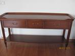 NIEUWSTAAT hout eiken BANKTAFEL Tiver SIDETABLE 160x45x81 cm, Huis en Inrichting, Tafels | Sidetables, Ophalen, Eikenhout, Engels, klassiek, antiek-look