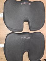 Fortem Memory Foam Zitkussen 2 Stuks, Ophalen of Verzenden, Ergonomisch, Gebruikt, Zwart