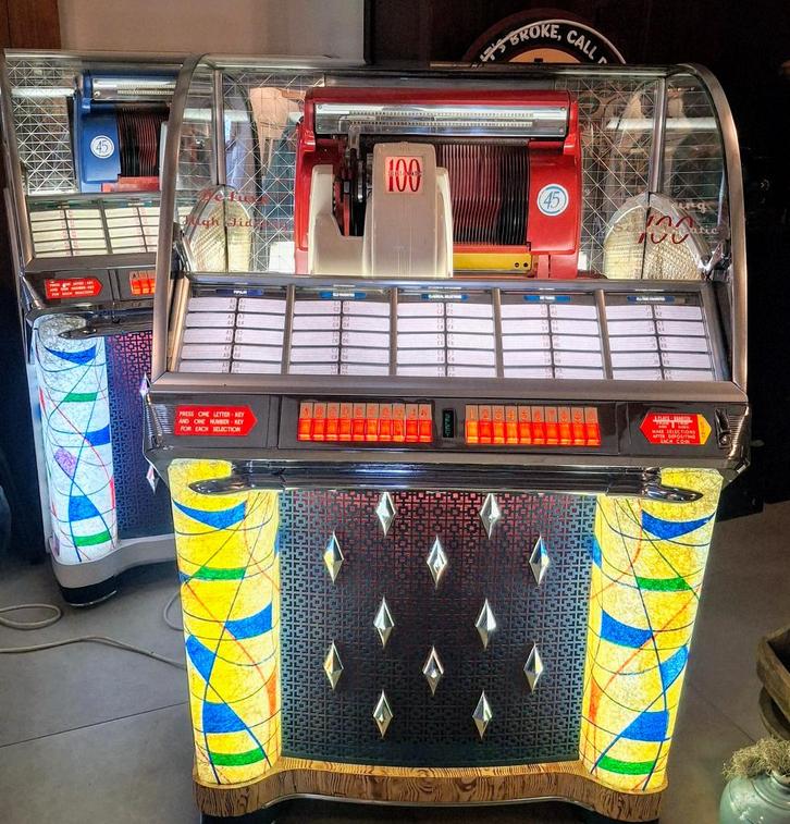 Jukebox seeburg 100 w., Verzamelen, Automaten | Jukeboxen, Gebruikt, Seeburg, 1950 tot 1960, Ophalen