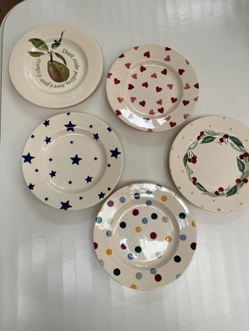 Klassieke ontbijtborden Emma Bridgewater beschikbaar voor biedingen