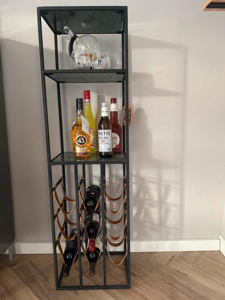 Dutch Bone Wijnrek, Huis en Inrichting, Woonaccessoires | Wijnrekken, Zo goed als nieuw, Minder dan 50 cm, Metaal, Ophalen of Verzenden