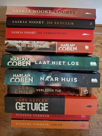 10 thrillers - Harlan Coben, Saskia Noort, Suzanne Vermeer,  beschikbaar voor biedingen
