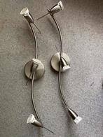 Halogeenlamp spot plafondlamp wandlamp rvs, Ophalen, Halogeen, Metaal of Aluminium, Zo goed als nieuw