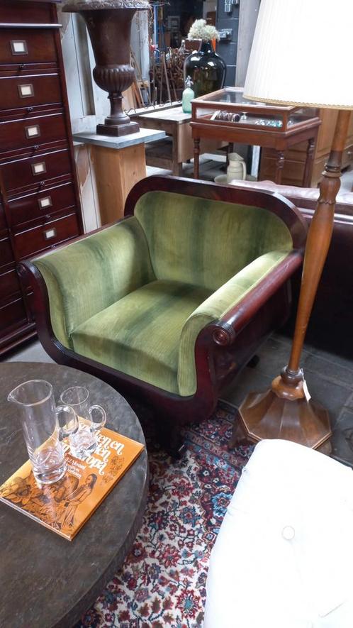 Biedermeier fauteuil, Antiek en Kunst, Antiek | Meubels | Stoelen en Banken, Ophalen