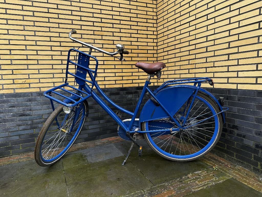 Blauwe damesfiets merk Popal, 53 tot 56 cm, Ophalen, Gebruikt, Overige merken