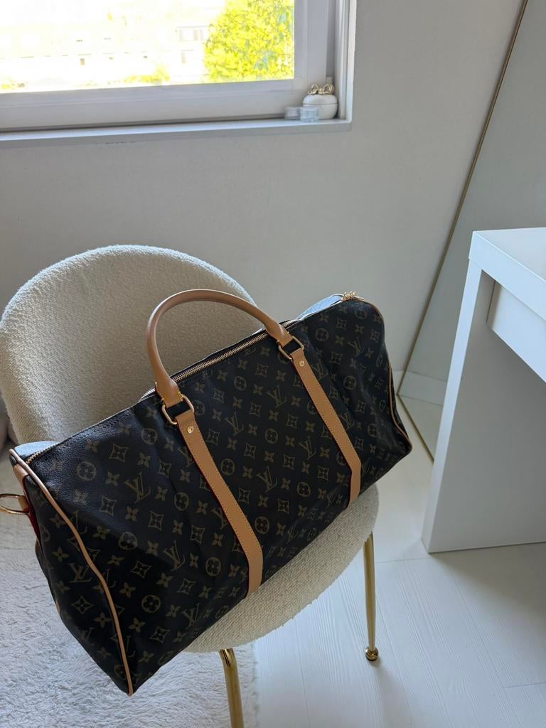 NIEUW travel bag xl 55 CM, 30 cm of meer, Zwart, Ophalen of Verzenden, Nieuw