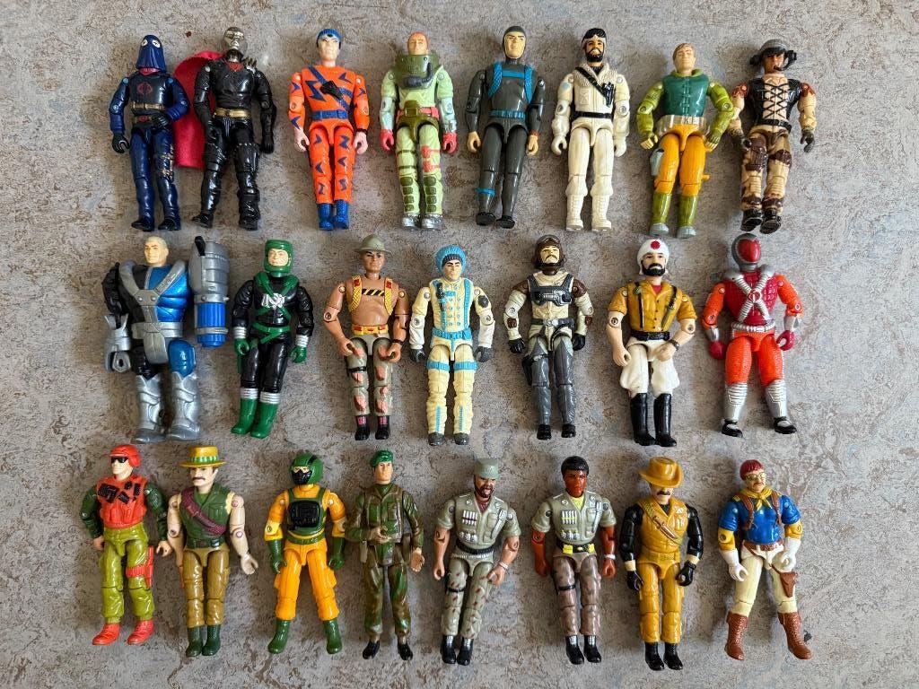 22x  Gijoe figuren, Ophalen of Verzenden, Zo goed als nieuw