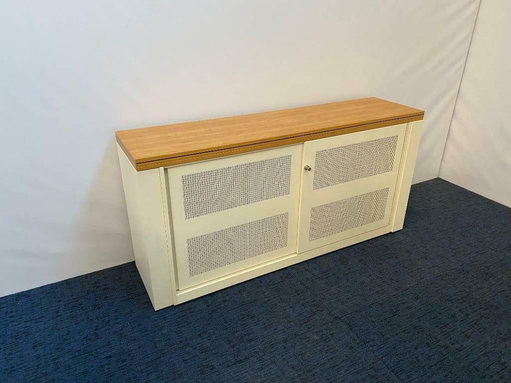 Ahrend schuifdeurkast, akoestisch, H 87 x B 180 x D 45 cm., Ophalen, Gebruikt