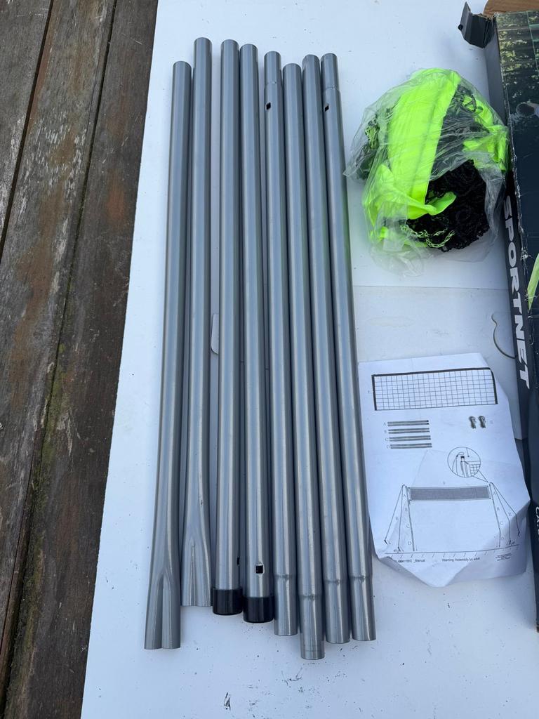 Dunlop Sportnet - Compleet met palen en net, Ophalen of Verzenden, Gebruikt