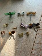 Diverse broches e.d van libelles en vliegjes, Ophalen of Verzenden, Zo goed als nieuw, Overige kleuren, Overige materialen