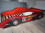 Stoer autobed 90x200 - Klaar voor de race!, Kinderen en Baby's, Kinderkamer | Bedden, Ophalen, 85 tot 100 cm, Gebruikt, Lattenbodem