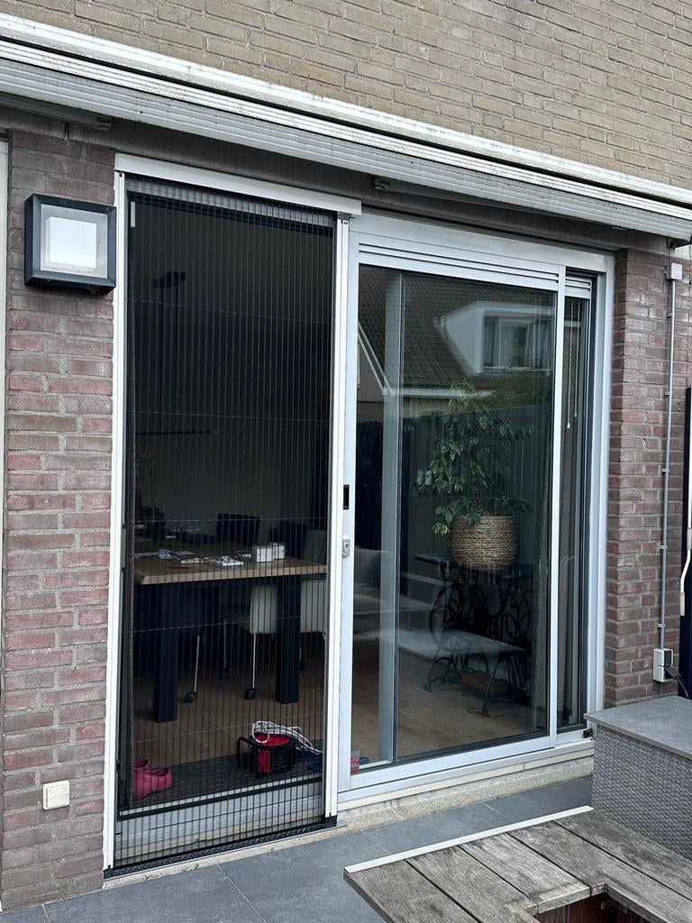 Luxaflex plissé hordeur 245x96cm voor schuifpui, Ophalen, Gebruikt, 80 tot 100 cm, 215 cm of meer