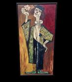 Olieverfschilderij 'De Clown' van Meunier, Antiek en Kunst, Ophalen of Verzenden