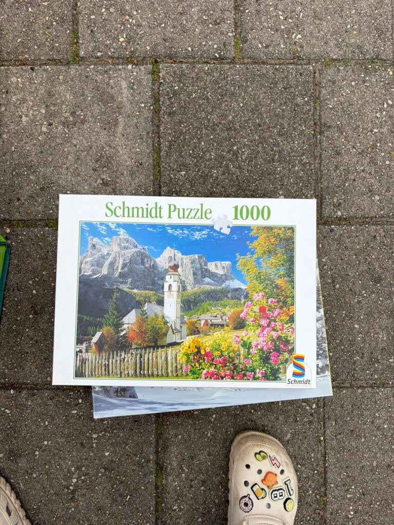 Schmidt leg puzzel 1000 stukjes, Ophalen of Verzenden, 500 t/m 1500 stukjes, Zo goed als nieuw