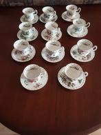 Royal Albert 11 dames kop en schotels Flower of the Month, Ophalen of Verzenden