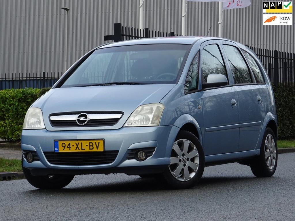 Opel Meriva 1.6-16V Temptation BJ2007 NAP/AIRCO/APK 03-2027, Auto's, Voorwielaandrijving, 15 km/l, 4 cilinders, Blauw