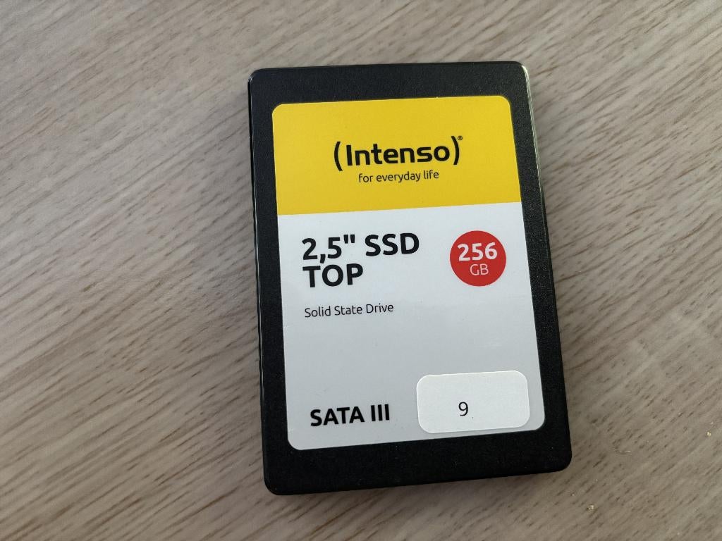 Intenso SSD 256GB, Intern, Gebruikt, Verzenden, Intenso