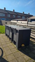 Bartafel met 8 stoelen van Van der Most, Tuin en Terras, Ophalen