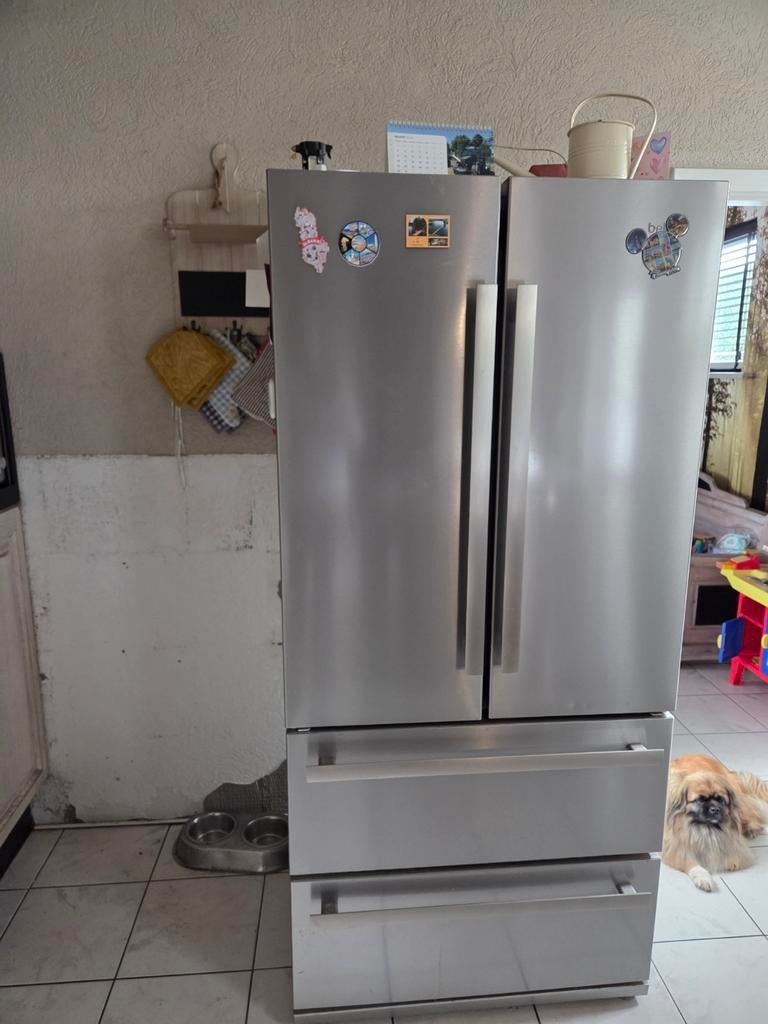 Beko koelkast met 2 vriesladen, Witgoed en Apparatuur, Koelkasten en IJskasten, Ophalen, Gebruikt, 200 liter of meer, Met aparte vriezer