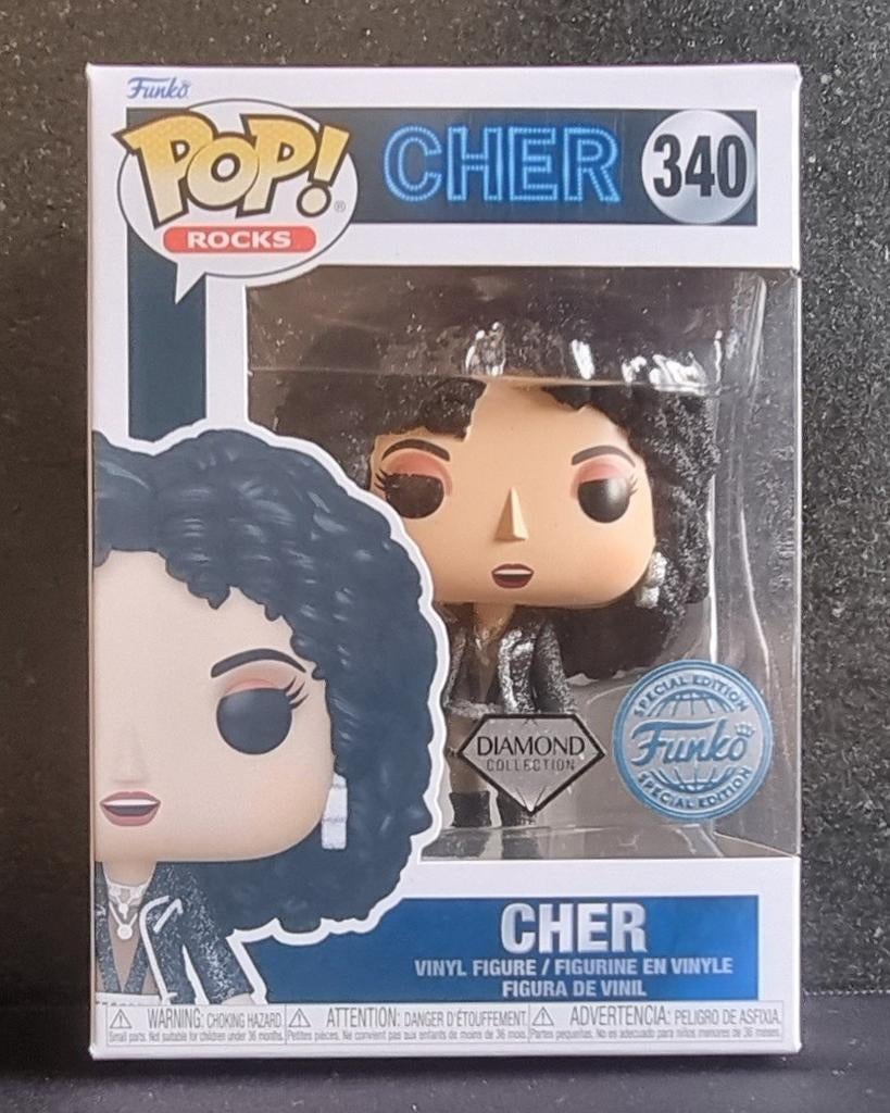 Funko Pop!, Cher, #340, Special Edition, Diamond Collection, Ophalen of Verzenden, Zo goed als nieuw