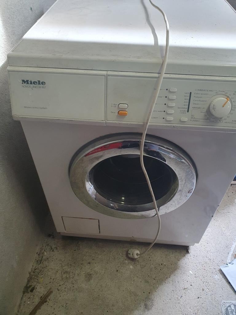 Miele Novotronic W 857 Wasmachine - Gebruikt, Witgoed en Apparatuur, Gebruikt, Ophalen of Verzenden, Voorlader, 85 tot 90 cm