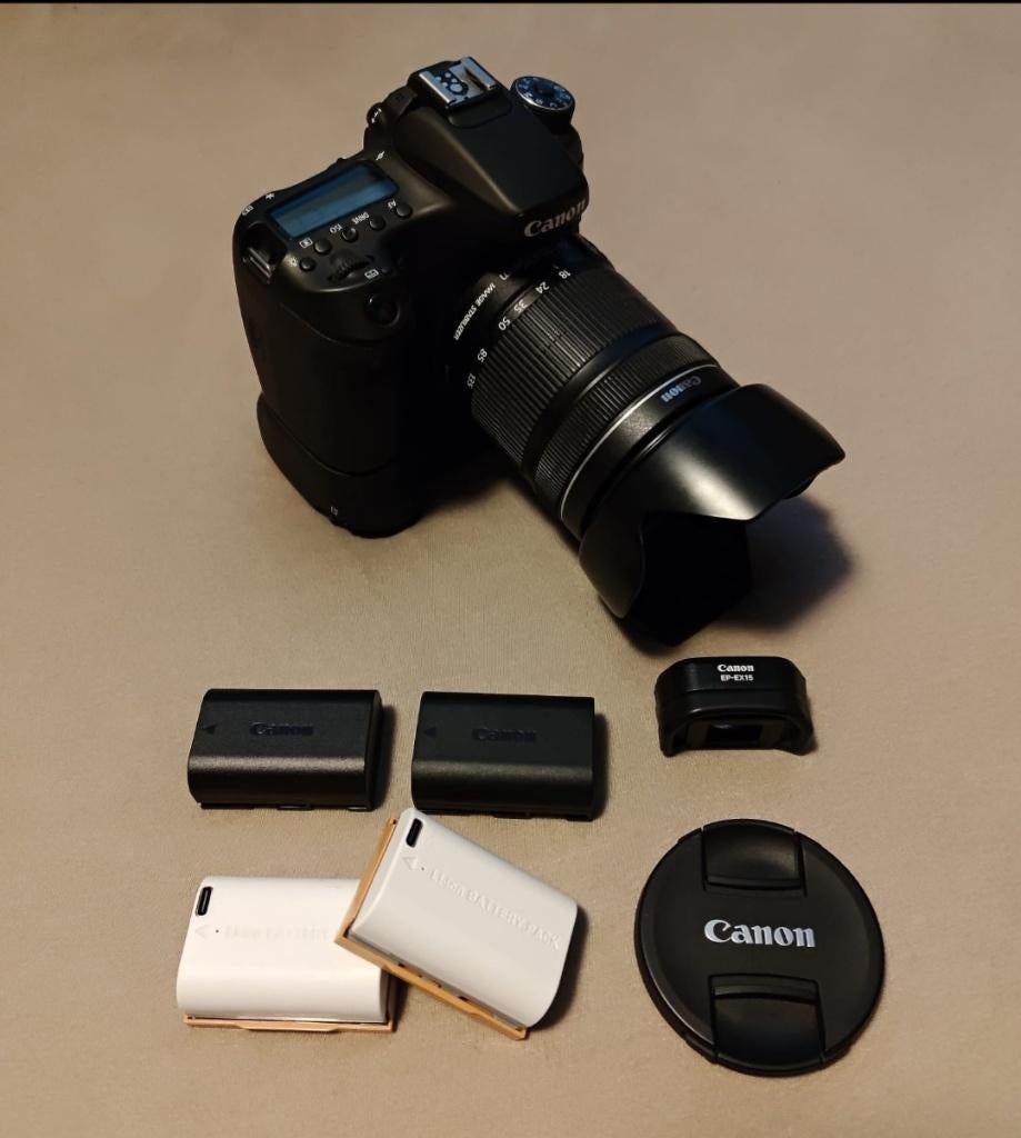 Canon EOS 70D incl. Lens, ETC. In zeer goede staat!, Ophalen, Zo goed als nieuw, Canon, Geen optische zoom