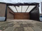 Houten overkapping met afritsbaar zeil, Ophalen, Gebruikt, Veranda