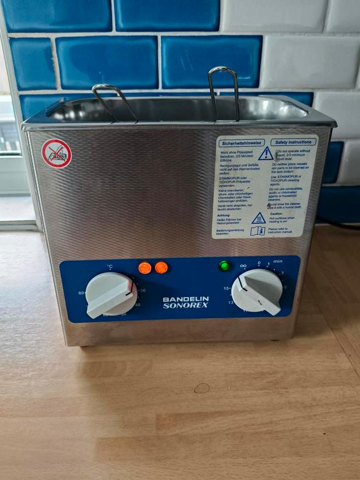 Sonorex ultrasoon reiniger 3 liter, Doe-het-zelf en Verbouw, Reinigingsmachines, Zo goed als nieuw, Ophalen of Verzenden