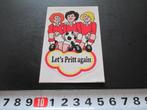 sticker pritt lijmstift strip voetbal let's pritt again, Ophalen, Zo goed als nieuw