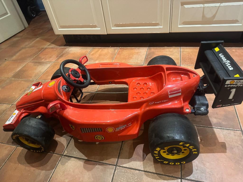trapauto ferrari micheal schumacher toys toys 1995, Ophalen of Verzenden