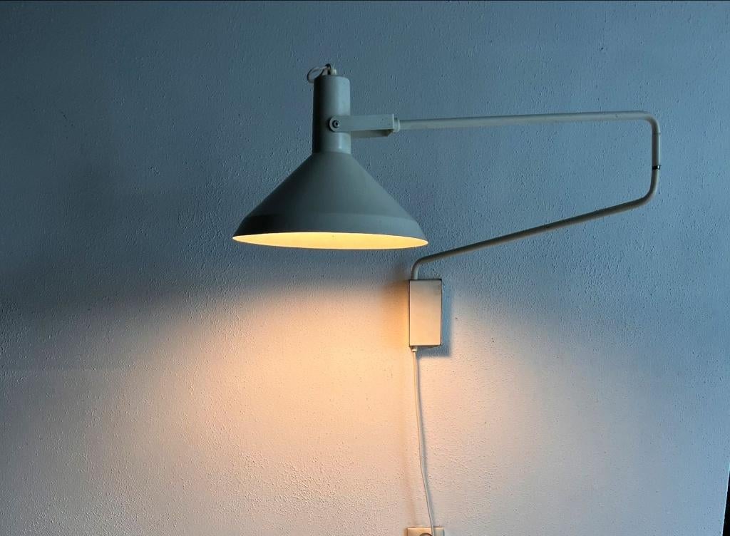 Wandlamp Anvia paperclip JJM Hoogervorst, Ophalen, Gebruikt, Metaal