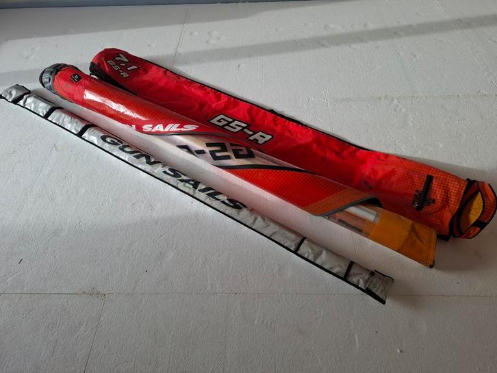 Gun GSR 7.1 incl mast (in prijs verlaagd), Watersport en Boten, Windsurfen, Gebruikt, Mast, Ophalen